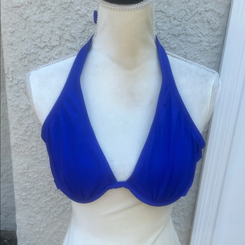 VENUS Belize Underwire Bikini Top Royal Blue Women's Size Fits 32DDD 34DD 36D